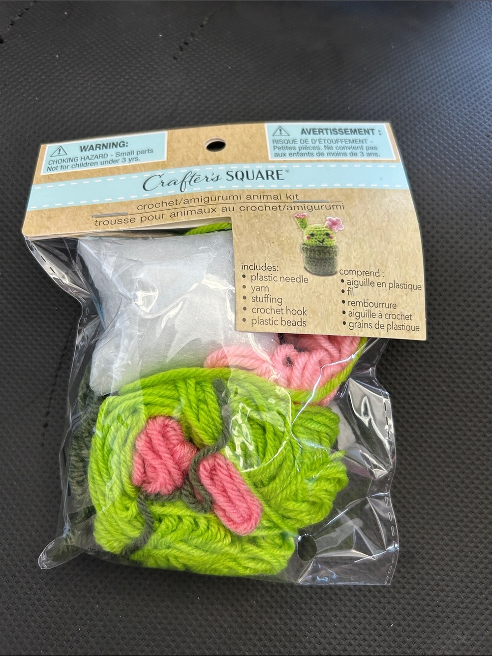Crochet cactus Amigurumi Animal Kit